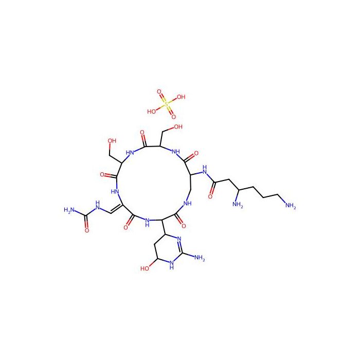 Viomycin sulfate, 70S 核糖体抑制剂