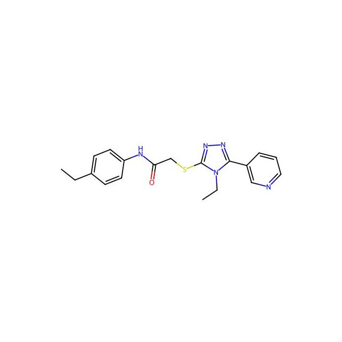 2-（（4-乙基-5-（吡啶-3-基）-4H-1，2，4-三唑-3-基）硫代）-N-（4-乙基苯基）乙酰胺