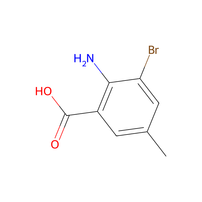 2-氨基-3-溴-5-甲基苯甲酸