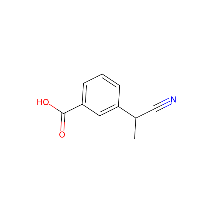 3-(1-氰乙基)苯甲酸