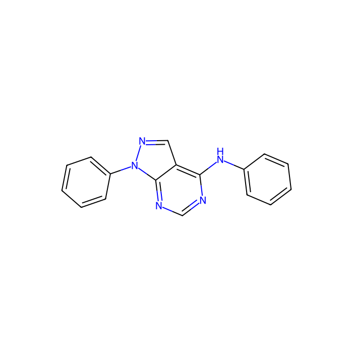 1H-Pyrazolo[3,4-d]pyrimidin-4-amine,N,1-diphenyl-