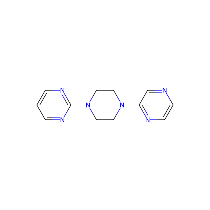 1-(Pyrazine-2-yl)-4-(pyrimidine-2-yl)piperazine