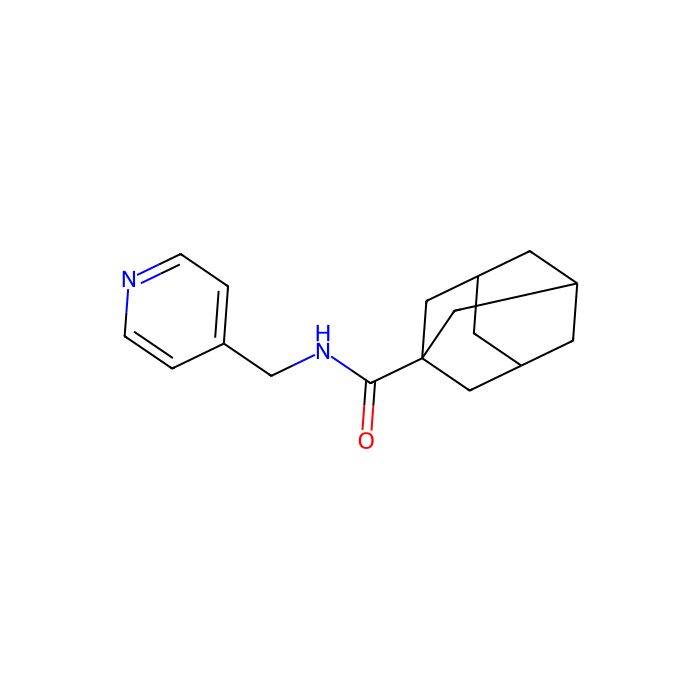 N-(pyridin-4-ylmethyl)adamantane-1-carboxamide