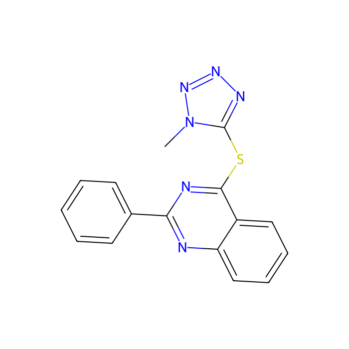 4-((1-Methyl-1H-tetrazol-5-yl)thio)-2-phenylquinazoline
