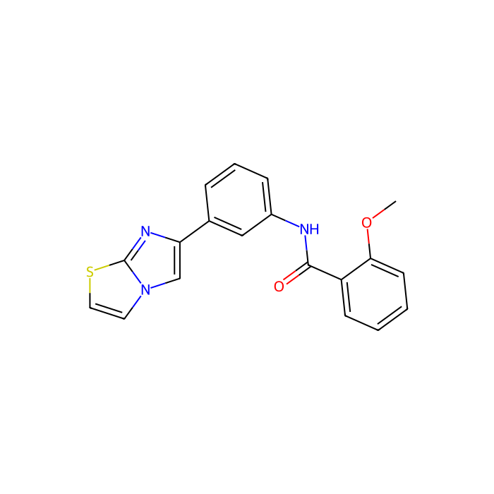 N-（3-咪唑并[2，1-b][1，3]噻唑-6-基苯基）-2-甲氧基苯甲酰胺