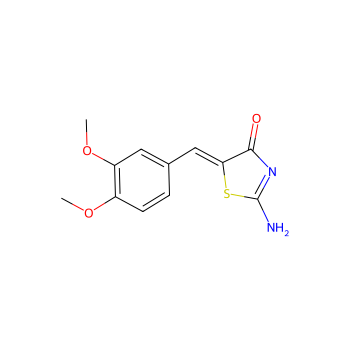 （5Z）-2-氨基-5-（3,4-二甲氧基苄叉）-1,3-噻唑-4（5H）-酮