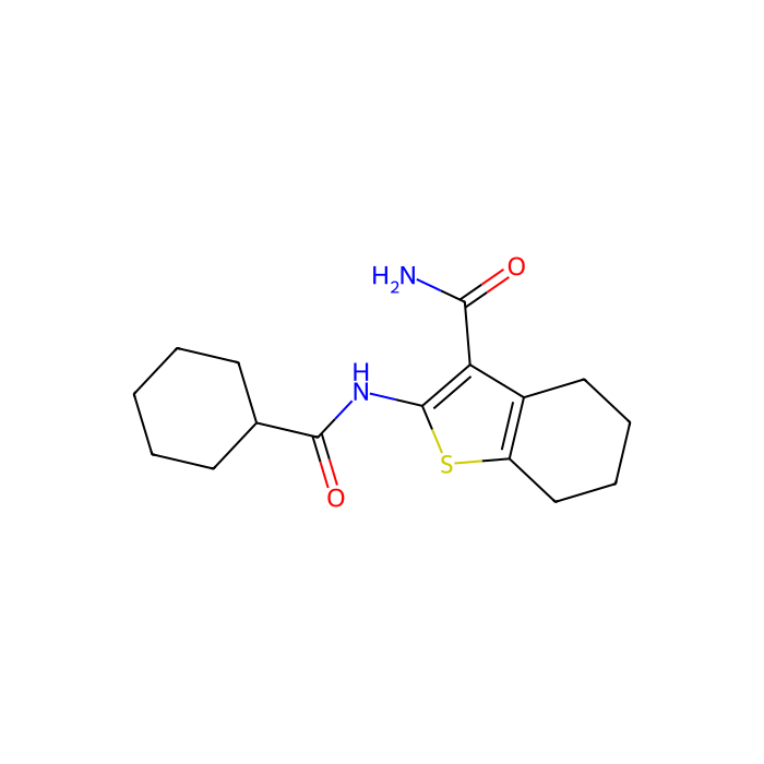 2-(环己烷羰基氨基)-4,5,6,7-四氢-1-苯并噻吩-3-甲酰胺
