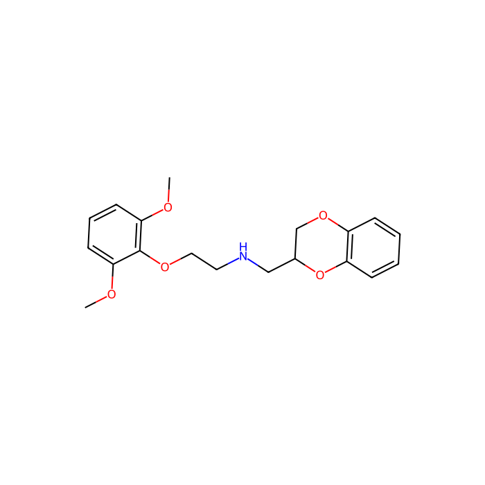 WB 4101, α 1A 肾上腺素受体拮抗剂；α 1B 肾上腺素受体拮抗剂；α 1D 肾上腺素受体拮抗剂；α 2A 肾上腺素受体拮抗剂；α 2B 肾上腺素受体拮抗剂；α 2C 肾上腺素受体拮抗剂