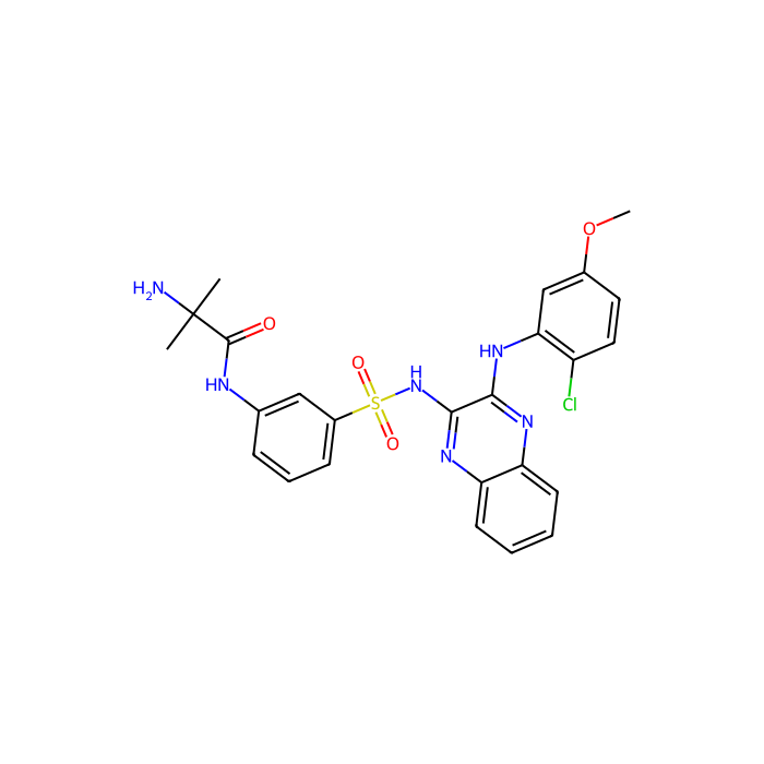 Pilaralisib (XL147), PI3 激酶 I 类抑制剂