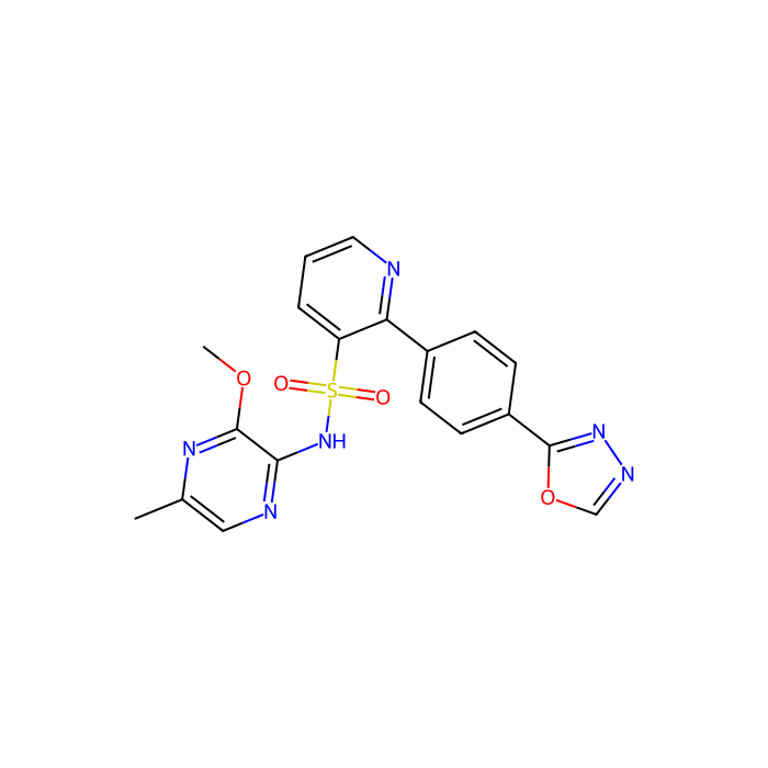 Zibotentan (ZD4054),受体拮抗剂, 内皮素受体 ET-A 拮抗剂
