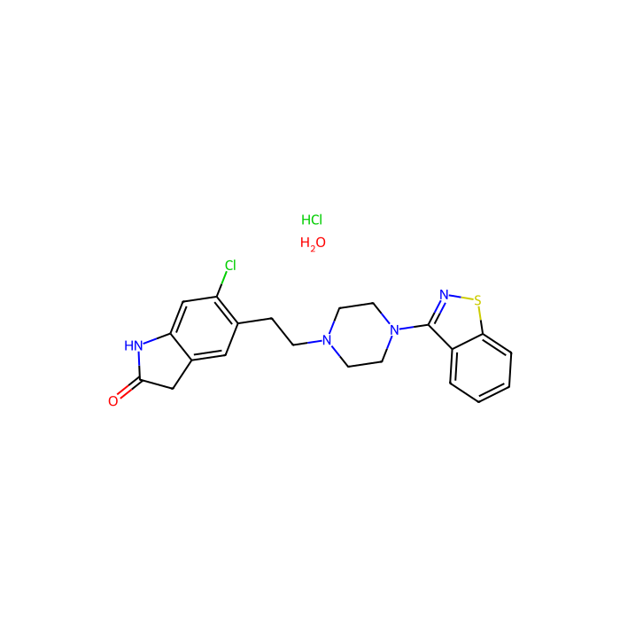 齐拉西酮盐酸盐一水合物, 羟色胺 2c (5-HT2c) 受体拮抗剂