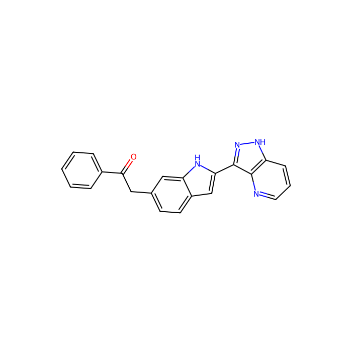 2-[(2Z)-2-(1,2-dihydropyrazolo[4,3-b]pyridin-3-ylidene)indol-6-yl]-1-phenylethanone, IL2 诱导型 T 细胞激酶抑制剂