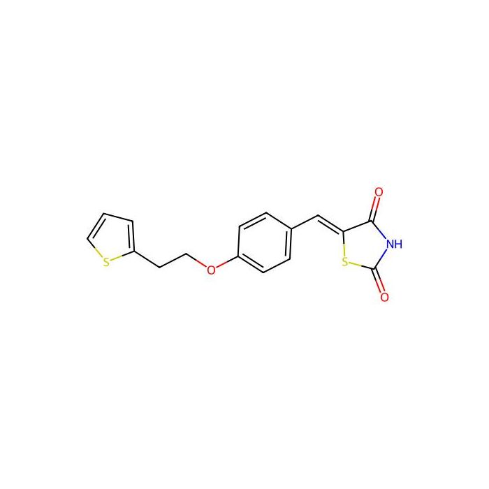 (5Z)-5-[[4-(2-thiophen-2-ylethoxy)phenyl]methylidene]-1,3-thiazolidine-2,4-dione