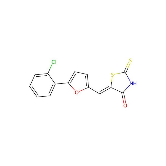 (Z)-5-((5-(2-chlorophenyl)furan-2-yl)methylene)-2-thioxothiazolidin-4-one