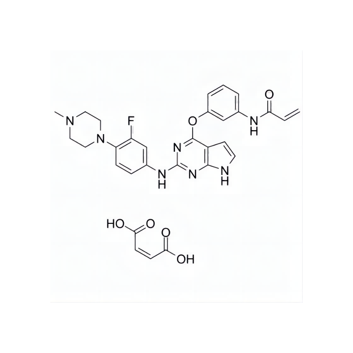 Abivertinib maleate, 表皮生长因子受体 erbB1 抑制剂
