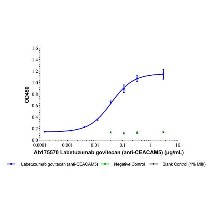 Labetuzumab govitecan (anti-CEACAM5), CD66e 抗体（CEACAM5）