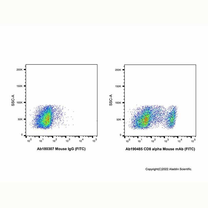 CD8 alpha Mouse mAb (FITC)