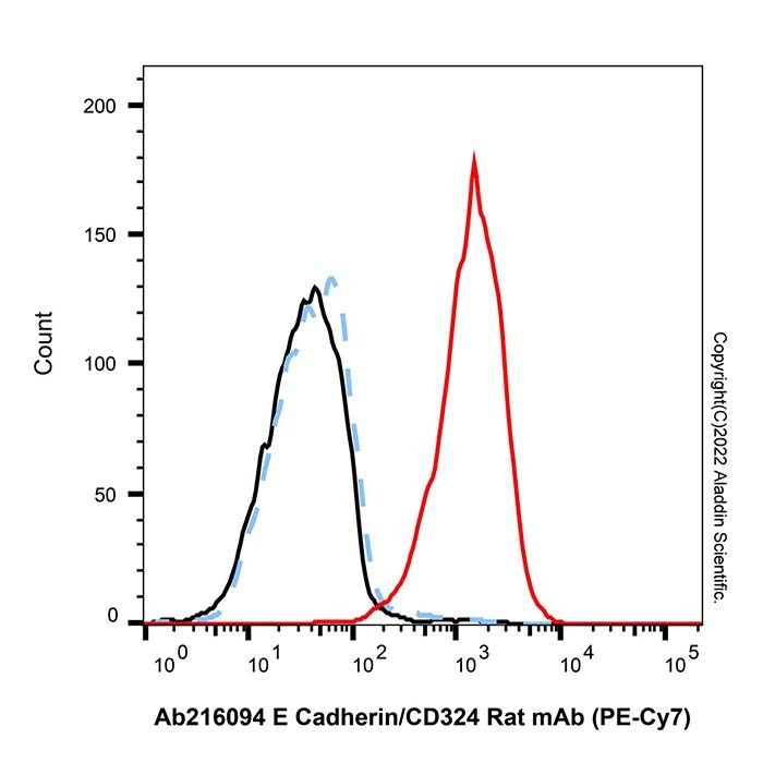 E Cadherin/CD324 Rat mAb (PE-Cy7)