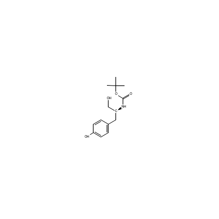 (S)-(1-羟基-3-(4-羟基苯基)丙-2-基)氨基甲酸叔丁酯