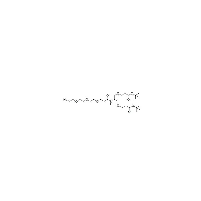 2-(叠氮基-PEG3-酰胺基)-1,3-双(叔丁基酯)