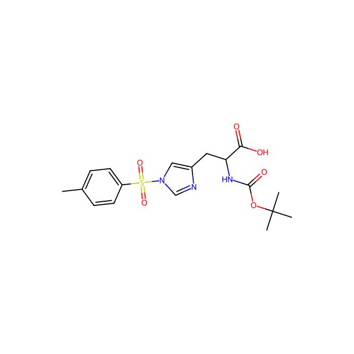 N-叔丁氧羰基-N(咪唑)-(4-甲基苯磺酰基)-L-组氨酸