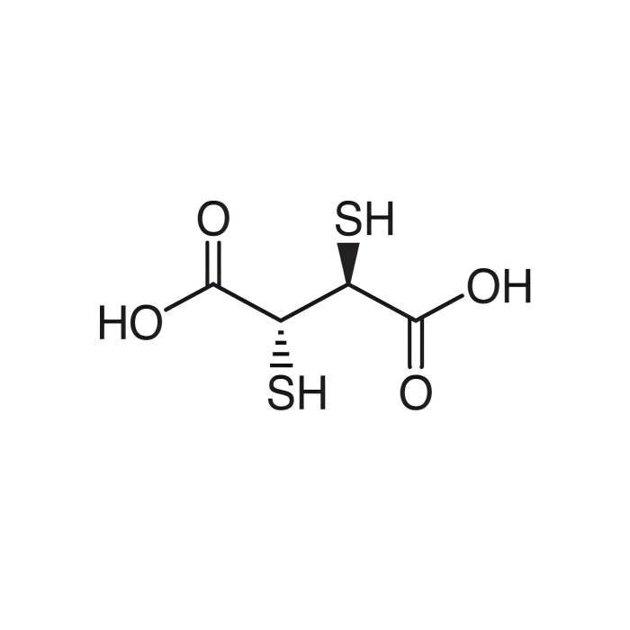内消旋-2,3-二巯基丁二酸（DMSA）, 铅螯合剂