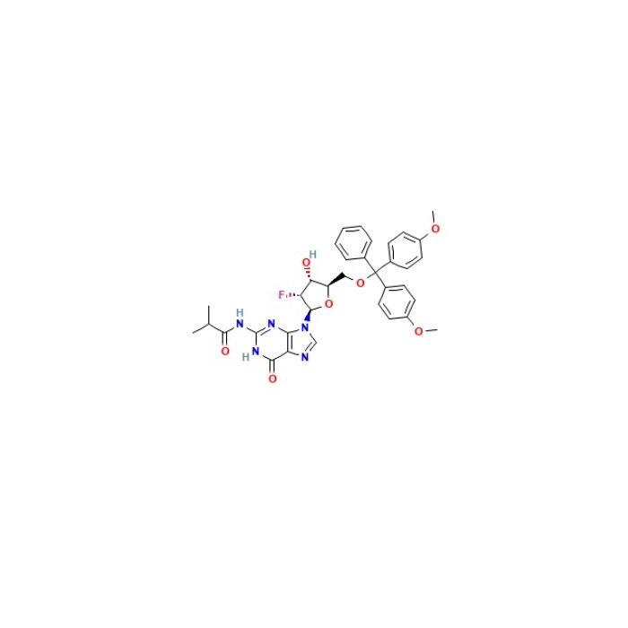 5'-DMT-2'-氟-异丁酰基-2'-脱氧鸟苷