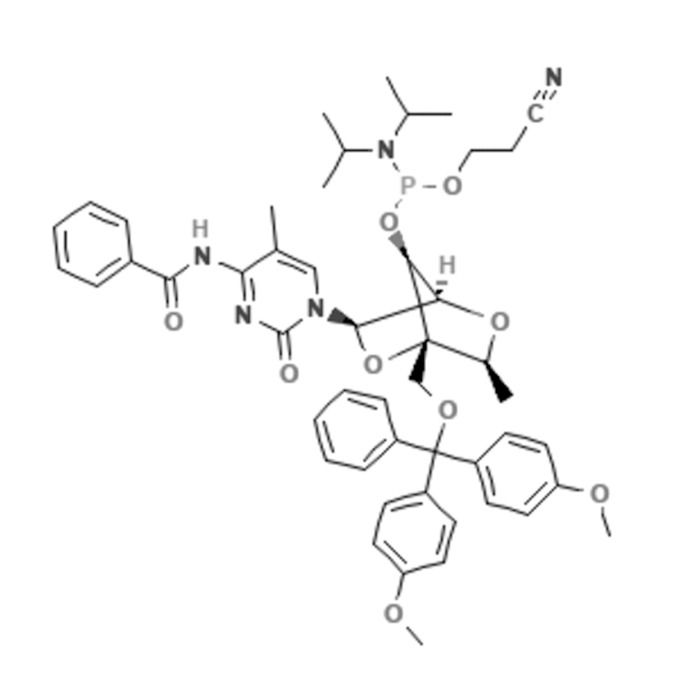DMT-CET-5-Me-rC(Bz) 亚磷酰胺单体