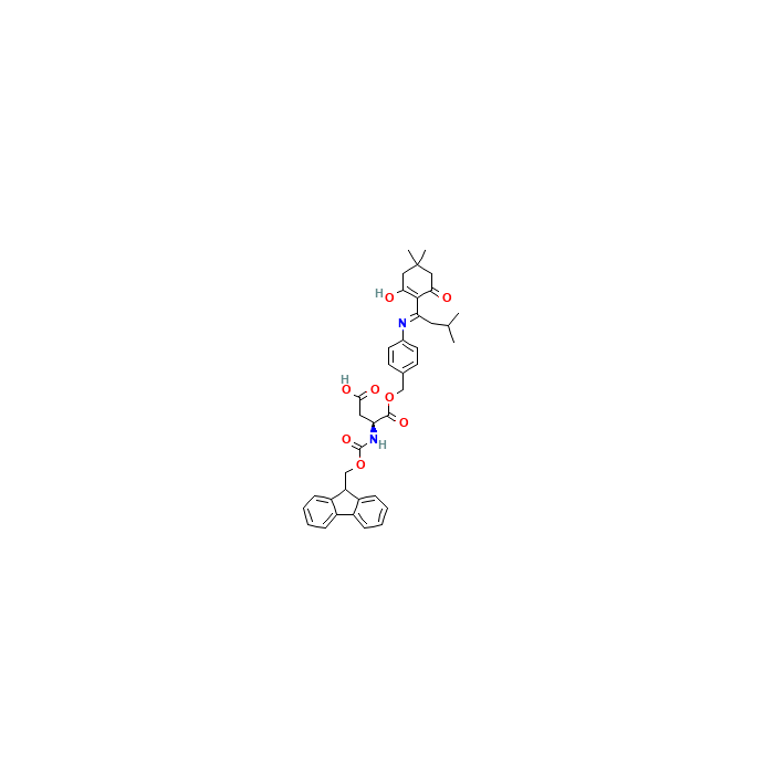 N-[芴甲氧羰基]-L-天冬氨酸 1-[[4-[[1-(4,4-二甲基-2,6-二氧代环己基亚基)-3-甲基丁基]氨基]苯基]甲基]酯
