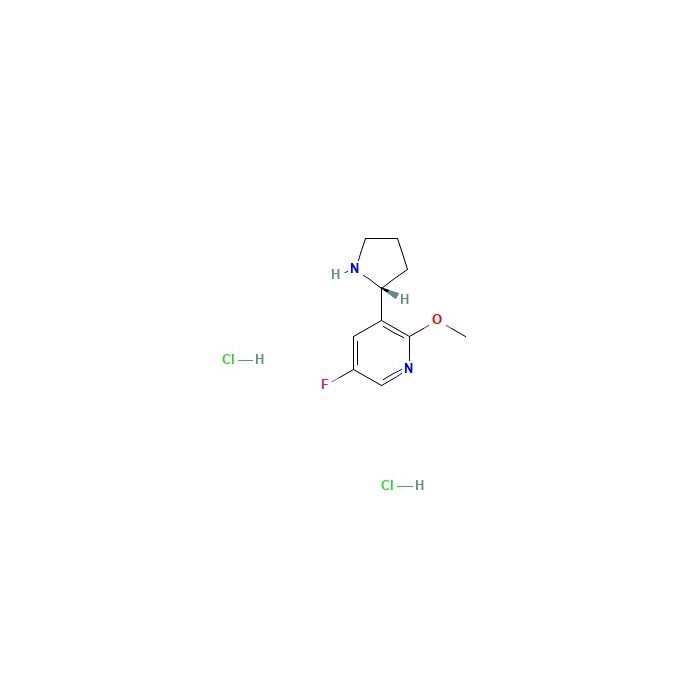 (R)-5-氟-2-甲氧基-3-(吡咯烷-2-基)吡啶二盐酸盐