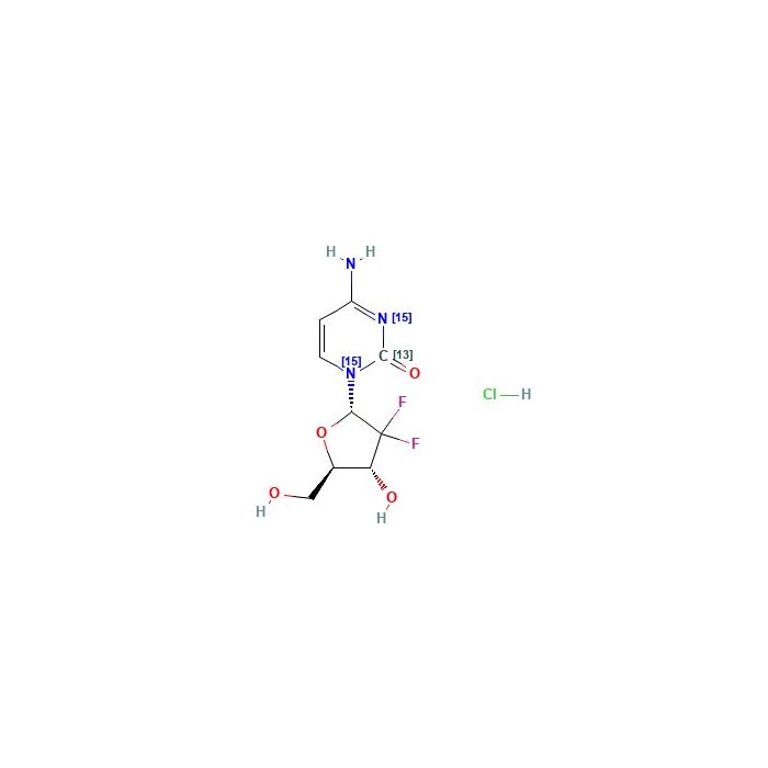 吉西他滨-¹³C，¹⁵N2盐酸盐