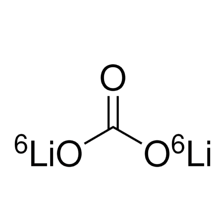 锂-⁶Li₂碳酸盐