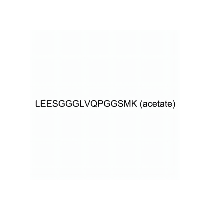 LEESGGGLVQPGGSMK acetate