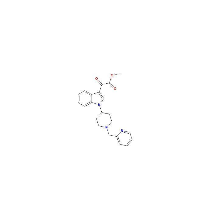 2-氧代-2-(1-(1-(吡啶-2-基甲基)哌啶-4-基)-1H-吲哚-3-基)乙酸甲酯