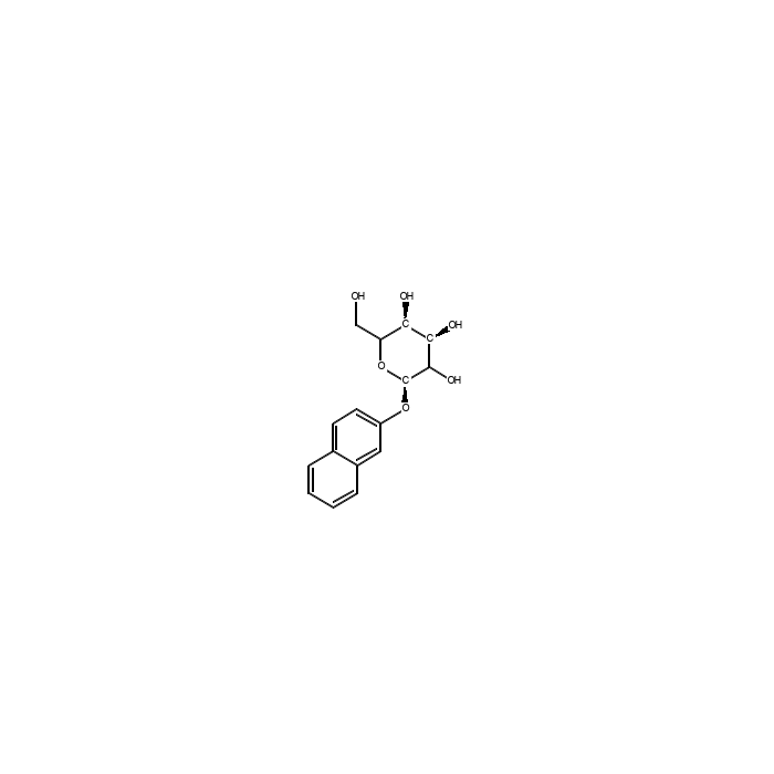 β-萘基α-D-吡喃葡萄糖苷
