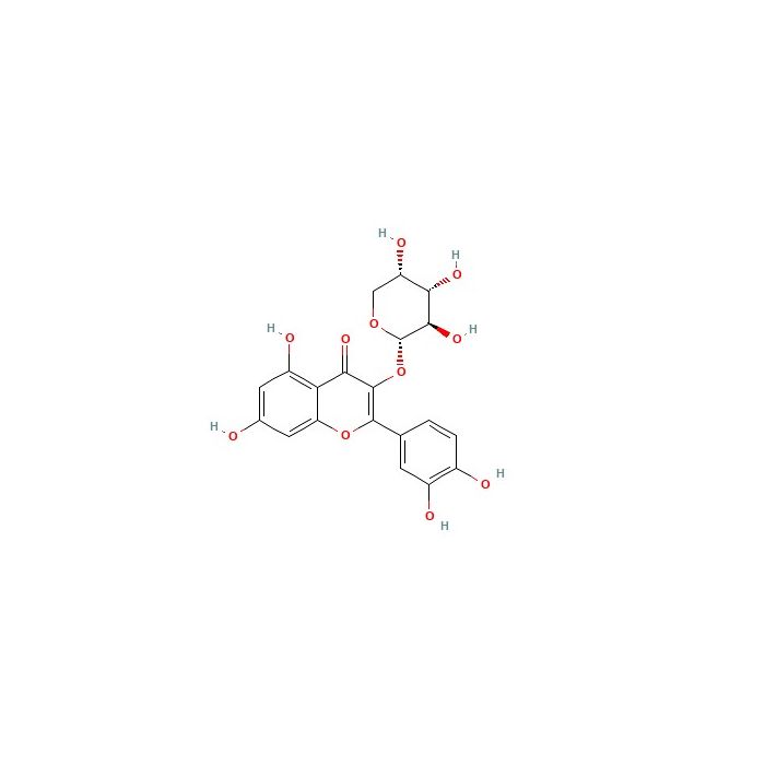 槲皮素 3-O-α-L-阿拉伯吡喃糖苷