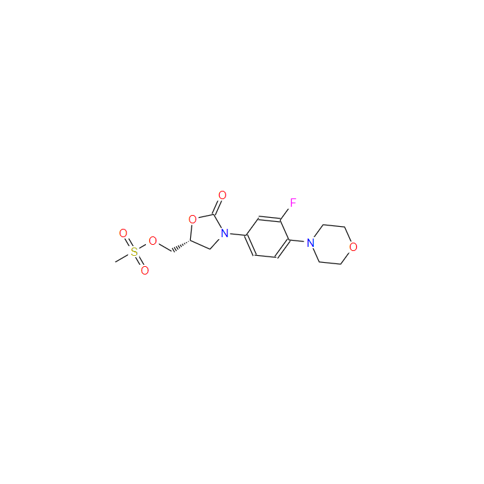 (R)-N-[3-(3-氟-(4-吗啉基)苯基)-2-氧代-5-噁唑烷基]甲醇甲磺酸酯