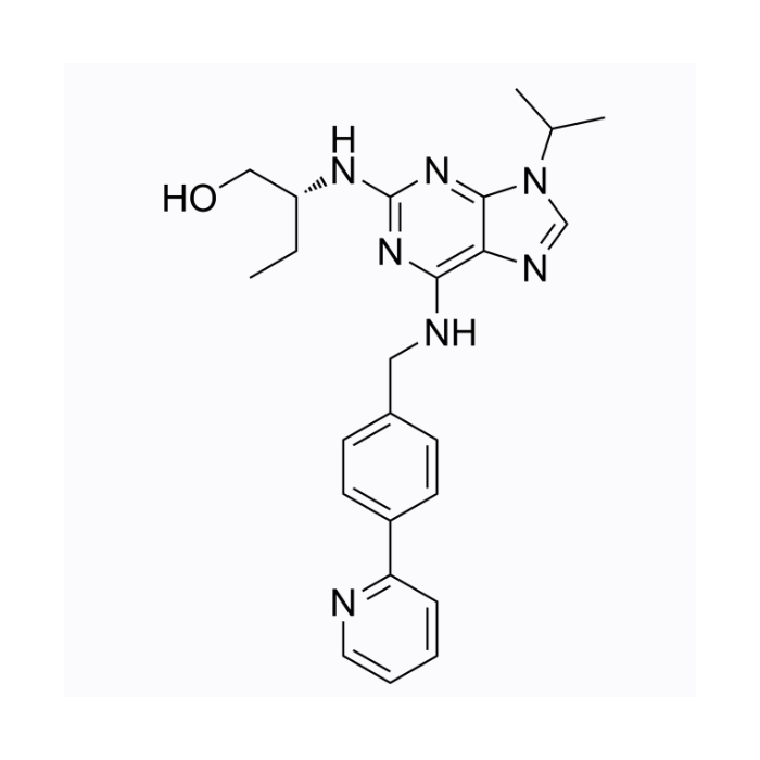 (R)-CR8, 细胞周期蛋白依赖性激酶 1 抑制剂；细胞周期蛋白依赖性激酶 5 抑制剂