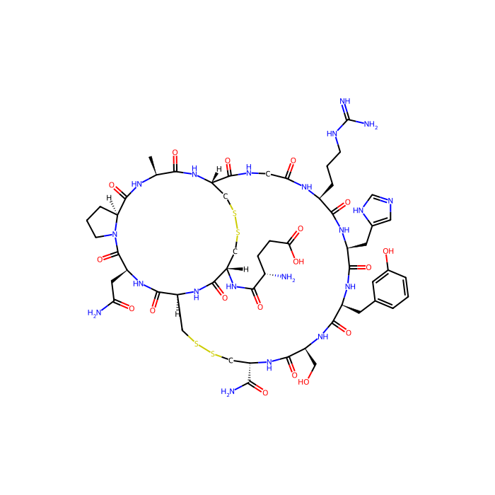 α-conotoxin GI, 烟碱乙酰胆碱受体 α1 亚基拮抗剂