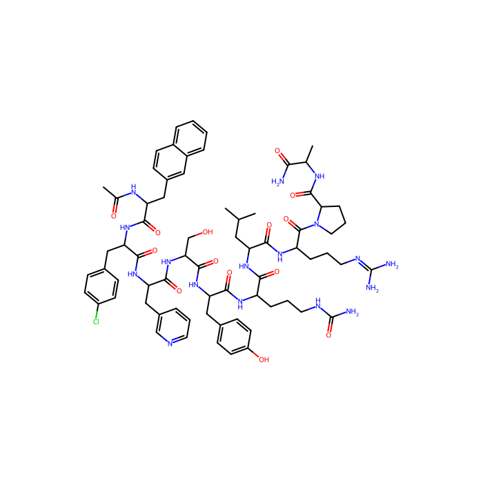 cetrorelix, GnRH 1 受体拮抗剂
