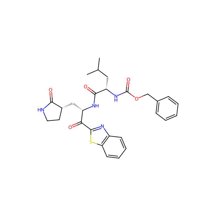 benzyl N-[(2S)-1-[[(2S)-1-(1,3-benzothiazol-2-yl)-1-oxo-3-[(3S)-2-oxopyrrolidin-3-yl]propan-2-yl]amino]-4-methyl-1-oxopentan-2-yl]carbamate