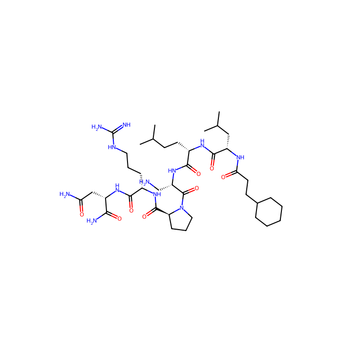(2S)-2-[[(2S)-2-[[(2S)-1-[(2S)-3-amino-2-[[(2S)-2-[[(2S)-2-(3-cyclohexylpropanoylamino)-4-methylpentanoyl]amino]-5-methylhexanoyl]amino]propanoyl]pyrrolidine-2-carbonyl]amino]-5-(diaminomethylideneamino)pentanoyl]amino]butanediamide, NMU2 受体激动剂