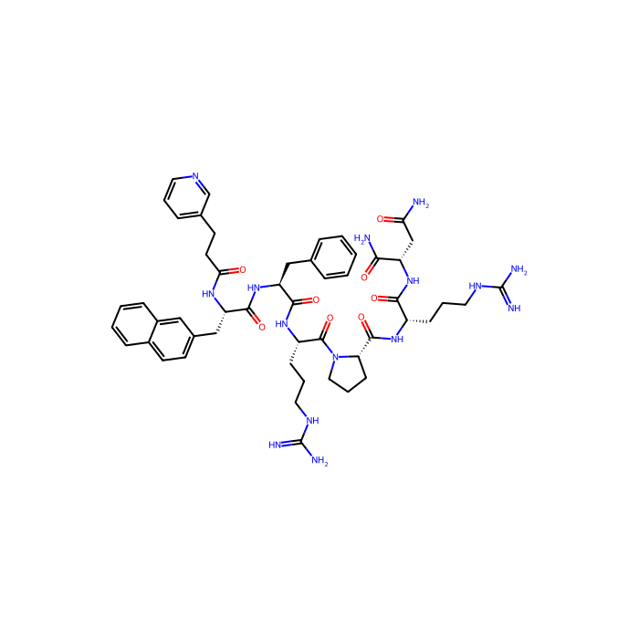 (2S)-2-[[(2S)-5-(diaminomethylideneamino)-2-[[(2S)-1-[(2S)-5-(diaminomethylideneamino)-2-[[(2S)-2-[[(2S)-3-naphthalen-2-yl-2-(3-pyridin-3-ylpropanoylamino)propanoyl]amino]-3-phenylpropanoyl]amino]pentanoyl]pyrrolidine-2-carbonyl]amino]pentanoyl]amino]buta, NMU1 受体激动剂