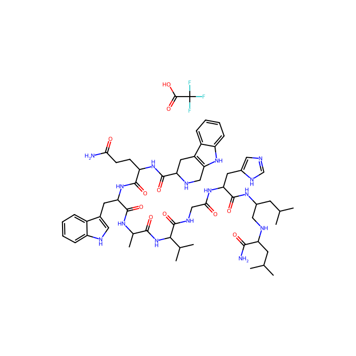 [D-Tpi⁶, Leu¹³ ψ(CH₂NH)-Leu¹⁴]bombesin-(6-14), BB 2 受体拮抗剂