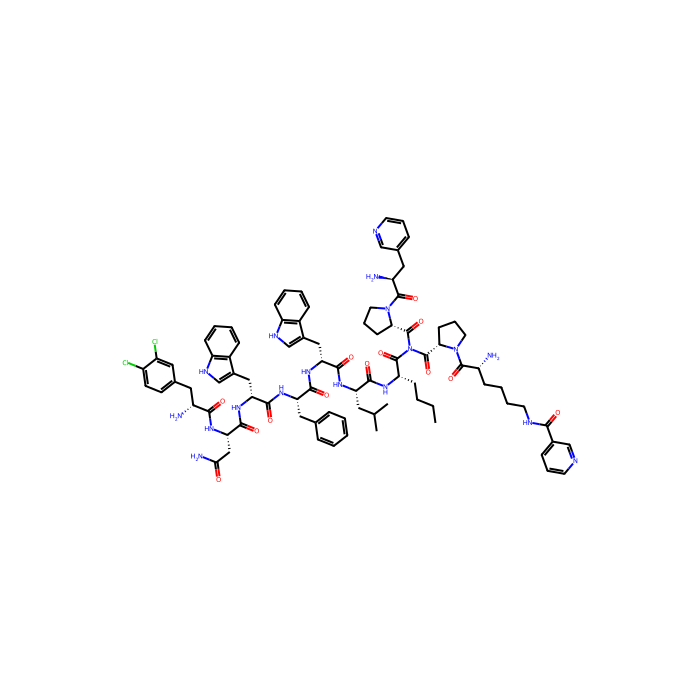 spantide II, NK 1 受体拮抗剂