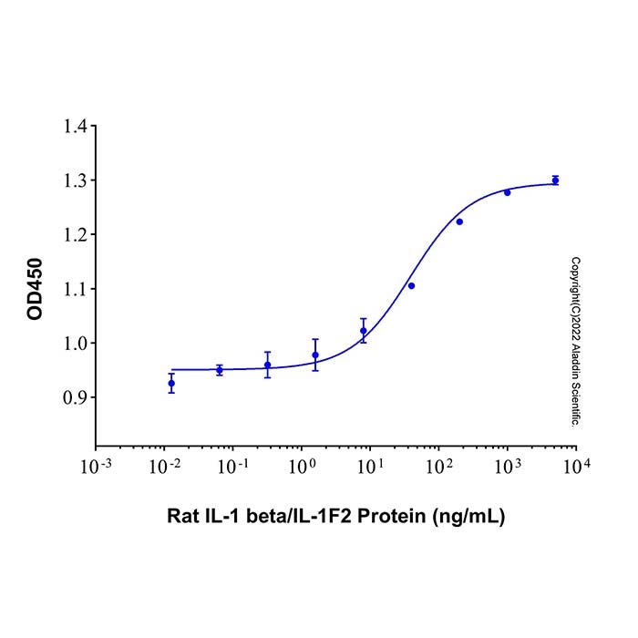Recombinant Rat IL-1 beta/IL-1F2 Protein
