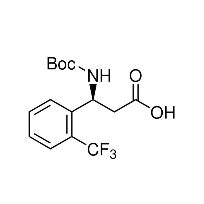 Boc-(S)-3-氨基-3-(2-三氟甲基苯基)-丙酸