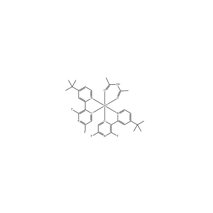 双[4-叔丁基-2'，6'-二氟-2,3'-联吡啶]（乙酰丙酮）铱（III）