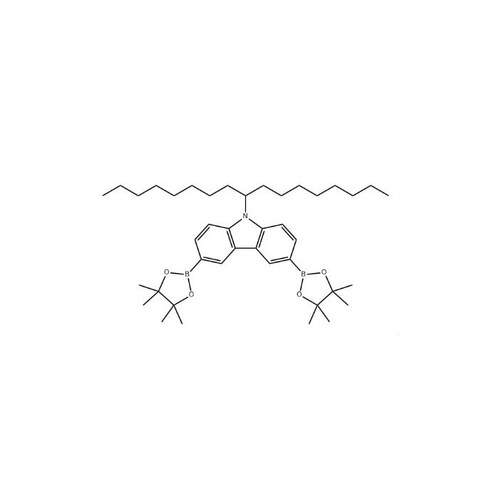 3,6-双（4,4,5,5-四甲基-1,3,2-二氧杂硼烷-2-基）-N-9-十七烷基咔唑