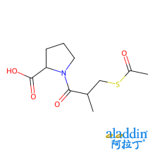 N-[3-(乙酰巯基)-(2S)-甲基丙酰基]-L-脯氨酸